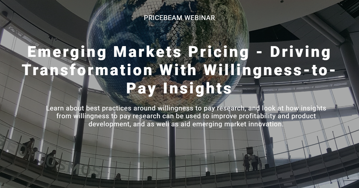 Webinar - Emerging Markets Pricing